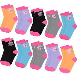 L&K-II 10er Kindersocken Sportsocken für Jungen aus Baumwolle Wintersocken lang 2912 31-35 von L&K-II