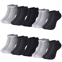 L&K-II 12 Paar Baumwolle Damen Sneaker Socken Füßlinge 2301GE 39/42 von L&K-II