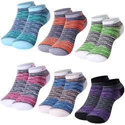 L&K-II 12 Paar Damen Füßlinge Baumwolle Sneaker Socken Damen Sommer Sportsocken 92230-N 35 38 von L&K-II