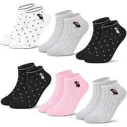 L&K-II Damen Kurz Sportsocken Sneaker Socken Neonfarben Füßlinge 12 Paar Sommer Socken für Frauen 2034 35-38 von L&K-II