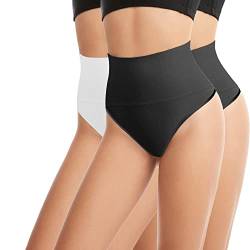 L&K-II Damen Nahtlos Mieder String Bauchweg 3601 Schwarz+Schwarz+Wieß Gr. S/M von L&K-II