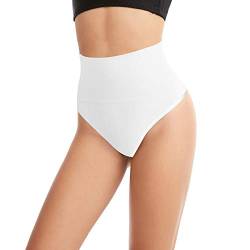 L&K-II Damen Nahtlos Mieder String Bauchweg VDU3601 Weiß Gr. S/M von L&K-II