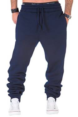 L.A.B 1928 Herren Jogginghose Trainingshose Sporthose Fitness Jogg Japan Kosmo Style Hose LAB-7004 (5XL, Navy) von L.A.B 1928