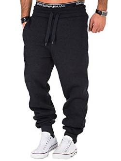 L.A.B 1928 Herren Jogginghose Trainingshose Sporthose Fitness Jogg Japan Kosmo Style Hose LAB-7004 (Anthrazit, M) von L.A.B 1928