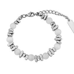 L.Karden Chakra Perlenarmbänder mit 8mm Schmuckstein Perlen Yoga Armbänder aus Heilsteinen - Freundschaftsarmband Pärchen Armband von L.Karden