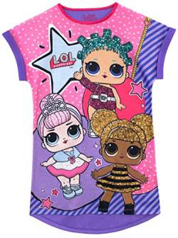L.O.L. Surprise! Mädchen Puppen Nachthemden Violett 128 von L.O.L. Surprise!