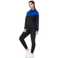 L.gonline Freizeitanzug Damen Jogging-ANZUG, Freizeitanzug, Sporthose und Kapuzenjacke, 984 (Kapuzenjacke mit Reißverschluss, Hose, 2-tlg), Fitness Freizeit Casual von L.gonline