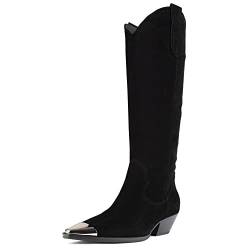 L37 HANDMADE SHOES Damen Are You Ready Knee High Boot, Black, 39 EU von L37 HANDMADE SHOES