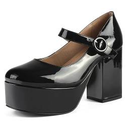 L37 HANDMADE SHOES Damen Damenpumps I High Heels I Lackleder I Handgefertigte Schuhe I Einzigartiger Stil I Stay with Me Tonight Pump, Black, 40 EU von L37 HANDMADE SHOES