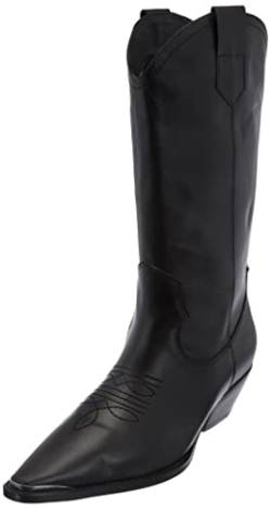 L37 HANDMADE SHOES Damen Full Moon HIGH Mid Calf Boot, Black, 37 EU von L37 HANDMADE SHOES