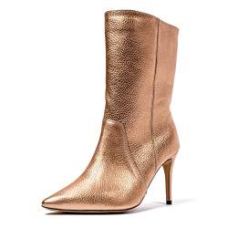 L37 HANDMADE SHOES Damen Gimme Fashion Boot, Gold, 37 EU von L37 HANDMADE SHOES