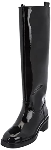 L37 HANDMADE SHOES Damen Last Chance Train Knee High Boot, Black, 37 EU von L37 HANDMADE SHOES