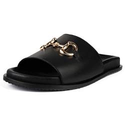 L37 HANDMADE SHOES Damen Last Day of Summer Slide Sandal, Black, 39 EU von L37 HANDMADE SHOES