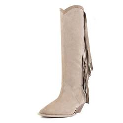 L37 HANDMADE SHOES Damen Long Shot Western Boot, tan, 39 EU von L37 HANDMADE SHOES