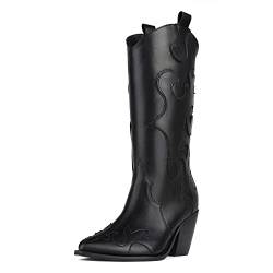 L37 HANDMADE SHOES Damen One in a Million Western Boot, Black, 37 EU von L37 HANDMADE SHOES