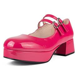 L37 HANDMADE SHOES Damen Overnight Pump, Fuchsia, 36 EU von L37 HANDMADE SHOES