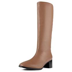 L37 HANDMADE SHOES Damen Polar Nights Knee High Boot, Brown, 35 EU von L37 HANDMADE SHOES