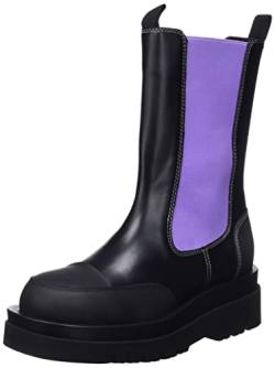 L37 HANDMADE SHOES Damen Purple RAIN Mid Calf Boot, Black, 36 EU von L37 HANDMADE SHOES