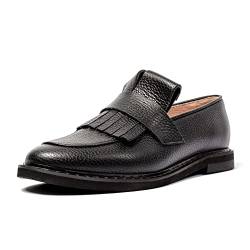 L37 HANDMADE SHOES Damen Radiografisch lichaam Loafer Flat, Schwarz, 40 EU von L37 HANDMADE SHOES