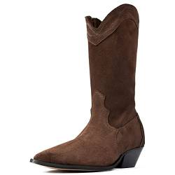 L37 HANDMADE SHOES Damen Slow Country Dance Western Boot, Brown, 40 EU von L37 HANDMADE SHOES