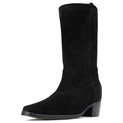 L37 HANDMADE SHOES Damen Something IN The Way Western Boot, Black, 38 EU von L37 HANDMADE SHOES