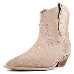 L37 HANDMADE SHOES Damen Texas Ankle Boot, tan, 37 EU von L37 HANDMADE SHOES