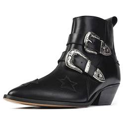 L37 HANDMADE SHOES Damen The Hero's Return Fashion Boot, Black, 41 EU von L37 HANDMADE SHOES