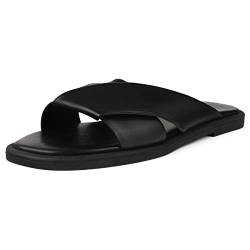 L37 HANDMADE SHOES Damen Victory Slide Sandal, Black, 38 EU von L37 HANDMADE SHOES