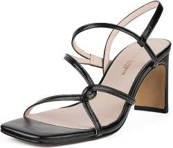 L37 HANDMADE SHOES Damen Waiting 4 The Sun Heeled Sandal, Black, 40 EU von L37 HANDMADE SHOES