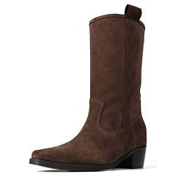 L37 HANDMADE SHOES Damen What Shall WE DO Now Western Boot, Brown, 37 EU von L37 HANDMADE SHOES