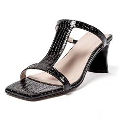 L37 HANDMADE SHOES Heeled Sandals AUTOMATIC, Black, 41 von L37 HANDMADE SHOES