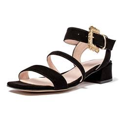 L37 HANDMADE SHOES Heeled Sandals IS THAT RIGHT, Black, 38 von L37 HANDMADE SHOES