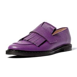 L37 HANDMADE SHOES Loafers Flat BODY FUNK, Purple, 39 von L37 HANDMADE SHOES