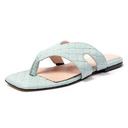 L37 HANDMADE SHOES Sandals CLUB TROPICANA, Blue, 37 von L37 HANDMADE SHOES