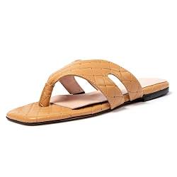 L37 HANDMADE SHOES Sandals CLUB TROPICANA, Tan, 37 von L37 HANDMADE SHOES