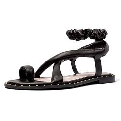 L37 HANDMADE SHOES Sandals COMING BACK TO ME, Black, 36 von L37 HANDMADE SHOES