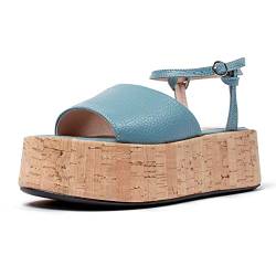 L37 HANDMADE SHOES Sandals GOLDEN RULES, Blue, 39 von L37 HANDMADE SHOES