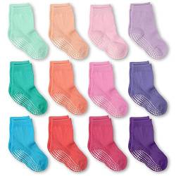 LA Active Kind & Baby Socken - Anti-Rutsch-Socken mit Noppen - Warm und kuschelig - Krabbelsocken für Babys, ABS-Stoppersocken für Jungen & Mädchen von LA Active