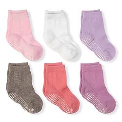 LA Active Kind & Baby Socken - Anti-Rutsch-Socken mit Noppen - Warm und kuschelig - Krabbelsocken für Babys, ABS-Stoppersocken für Jungen & Mädchen von LA Active