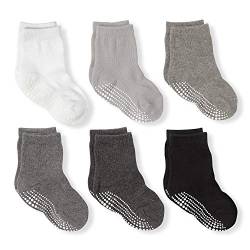 LA Active Kind & Baby Socken - Anti-Rutsch-Socken mit Noppen - Warm und kuschelig - Krabbelsocken für Babys, ABS-Stoppersocken für Jungen & Mädchen von LA Active