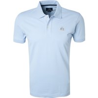 LA MARTINA Herren Polo-Shirt blau Slim Fit von LA MARTINA