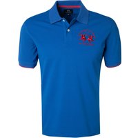 LA MARTINA Herren Polo-Shirt blau von LA MARTINA