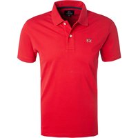 LA MARTINA Herren Polo-Shirt rot Slim Fit von LA MARTINA