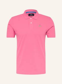 La Martina Piqué-Poloshirt Slim Fit pink von LA MARTINA