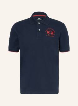 La Martina Piqué-Poloshirt blau von LA MARTINA