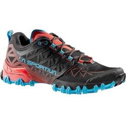 LA SPORTIVA Damen Bushido II GTX Schuhe, Black-Hibiscus, EU 39 von LA SPORTIVA