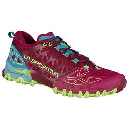 LA SPORTIVA Damen Bushido II Schuhe, red Plum-Topaz, EU 41 von LA SPORTIVA