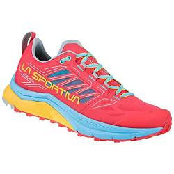 LA SPORTIVA Damen Jackal Woman Traillaufschuhe, Hibiscus/Malibu Blue von LA SPORTIVA