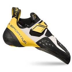 LA SPORTIVA Herren Solution Kletterschuhe, White-Yellow, EU 40 von LA SPORTIVA