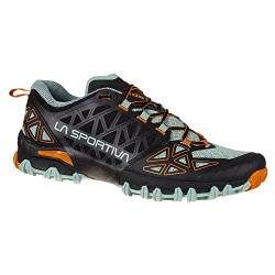 LA SPORTIVA M Bushido Ii Schwarz - Technischer komfortabler Herren Berglaufschuh, Größe EU 46 - Farbe Black - Hawaiian S von LA SPORTIVA